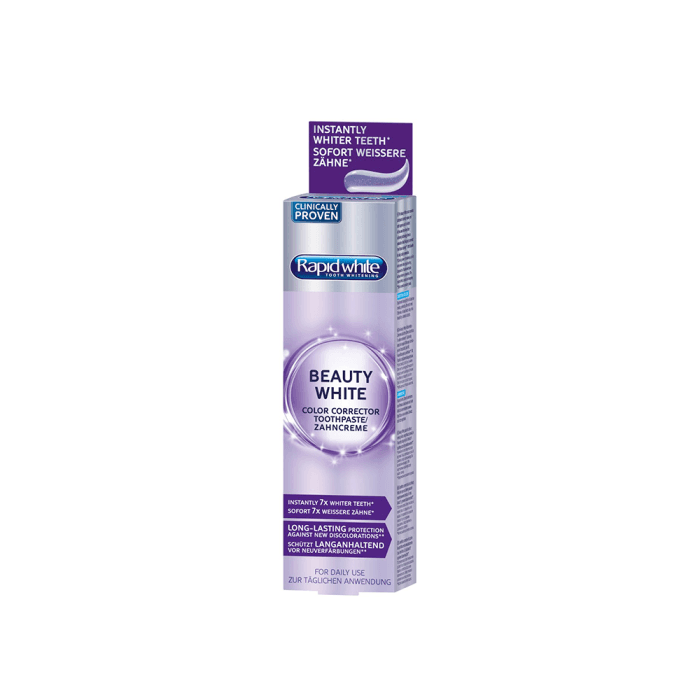 RAPID WHITE Beauty White dantų pasta, 75 ml