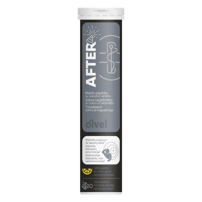 Olvel, AFTER, 20 tirpių tablečių
