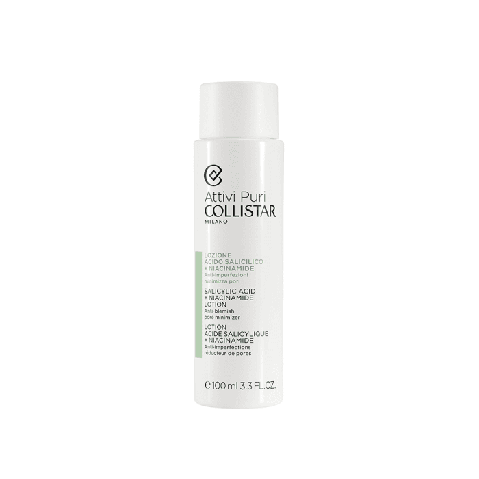 COLLISTAR, veido losjonas Salicylic Acid + Niacinamide, ATTIVI PURI, 100 ml