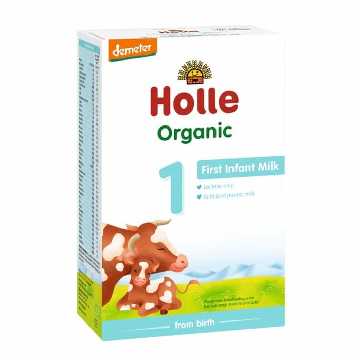HOLLE ekologiškas pradinio maitinimo pieno mišinys kūdikiams Nr. 1, nuo gimimo, LT-EKO-001, 400 g