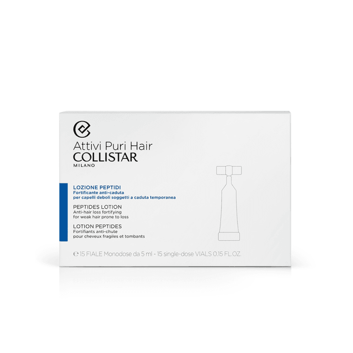 COLLISTAR, PEPTIDES plaukų losjonas Anti-hair Loss Fortifying, ATTIVI PURI, 15 ampulė-2