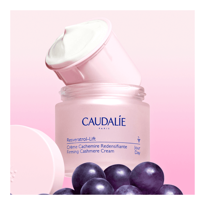 CAUDALIE dieninis veido kremas suglebusiai odai RESVERATROL-LIFT FIRMING CASHMERE CREAM - papildymas, 50 ml-1