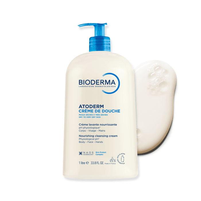BIODERMA maitinamasis kreminis prausiklis sausai ir labai sausai odai ATODERM CREME DE DOUCHE, 1000 ml-1
