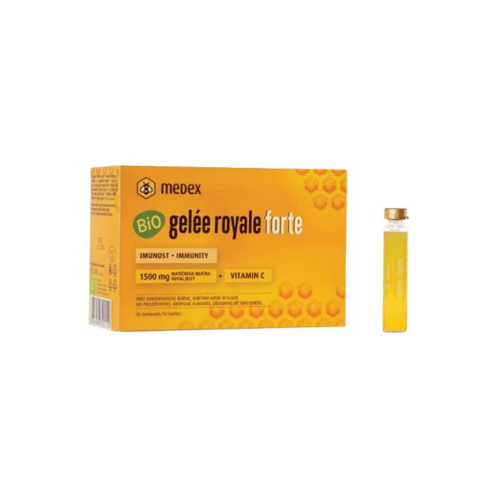 Medex Bio gelée royale forte, 10 buteliukų
