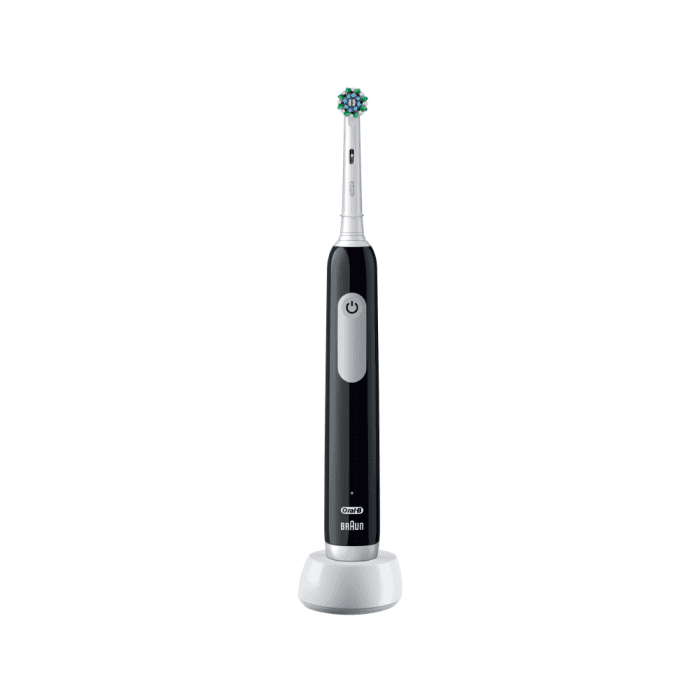 ORAL-B elektrinis dantų šepetėlis PRO SERIES 1 BLACK CROSS ACTION, juoda spalva, 1 vnt.-2