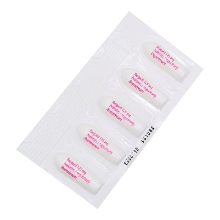 IBUGARD, 125 mg, Žvakutės, N10-2