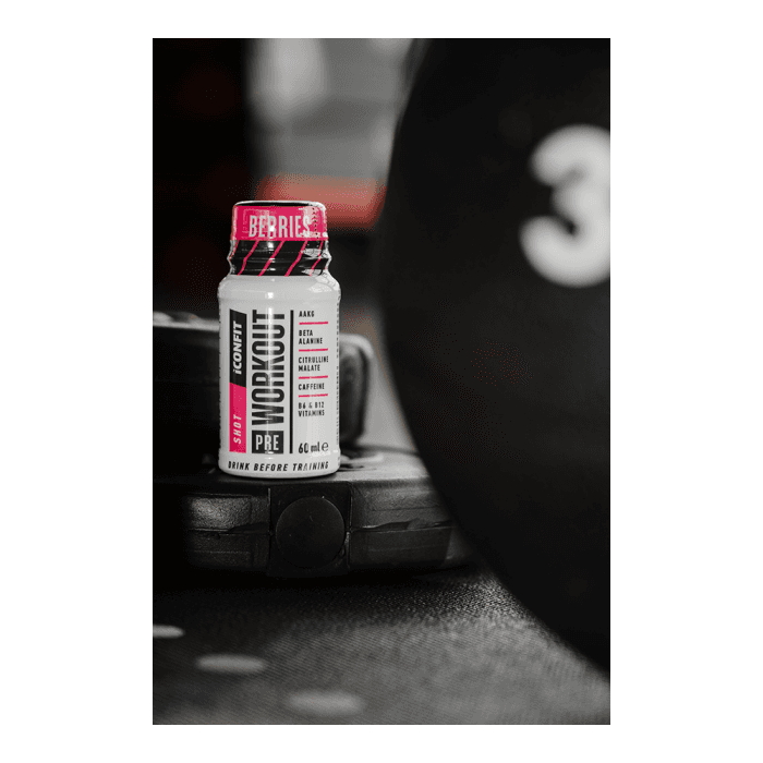 ICONFIT gėrimas (shot'as) prieš treniruotę, uogų skonio, 60 ml-1