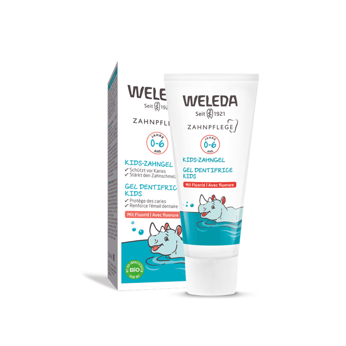 WELEDA, KIDS, dantų gelis su fluoru 0-6, 50 ml-1