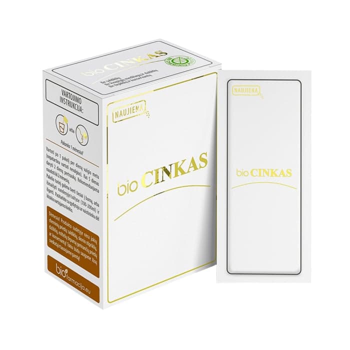 bioCINKAS 30 MG, 20 pakelių