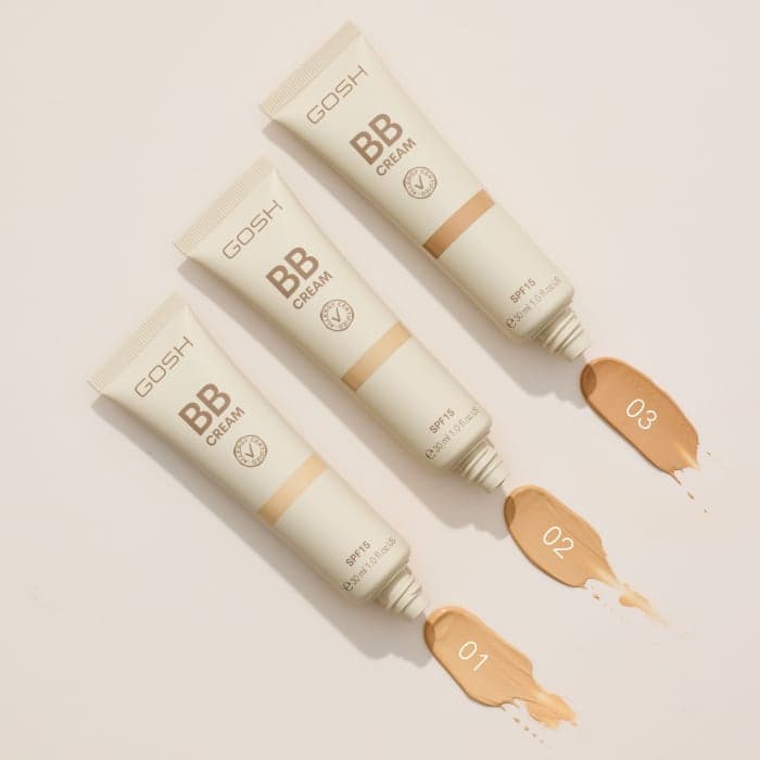 GOSH BB kremas, 03 WARM BEIGE, SPF 15, 30 ml-1