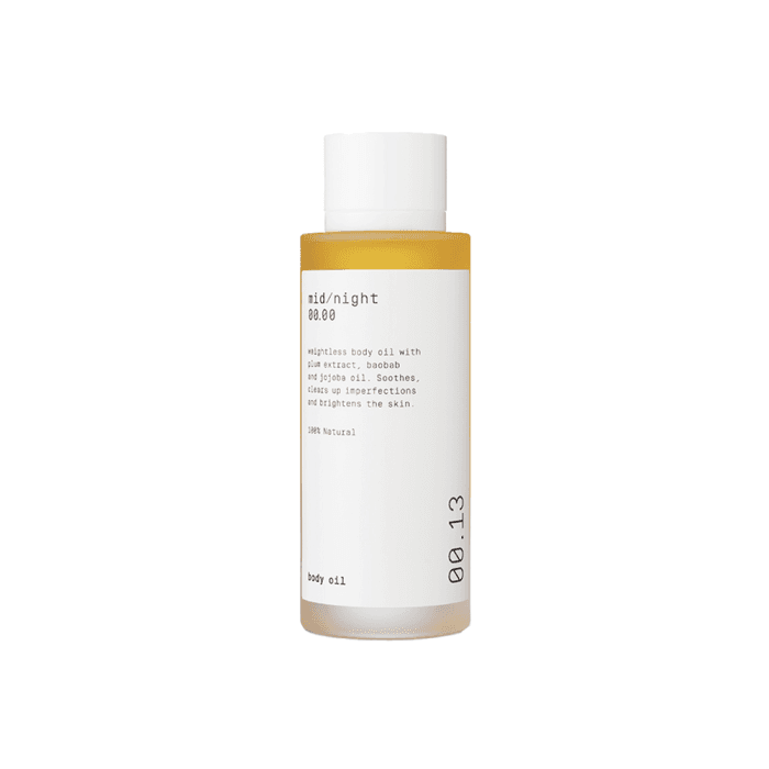 MID/NIGHT 00.00 kūno aliejus 00.13, 100 ml