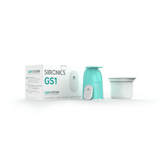 SIBIONICS GS1 Nuolatinio gliukozės kiekio stebėjimo sistema, 1 vnt.-1