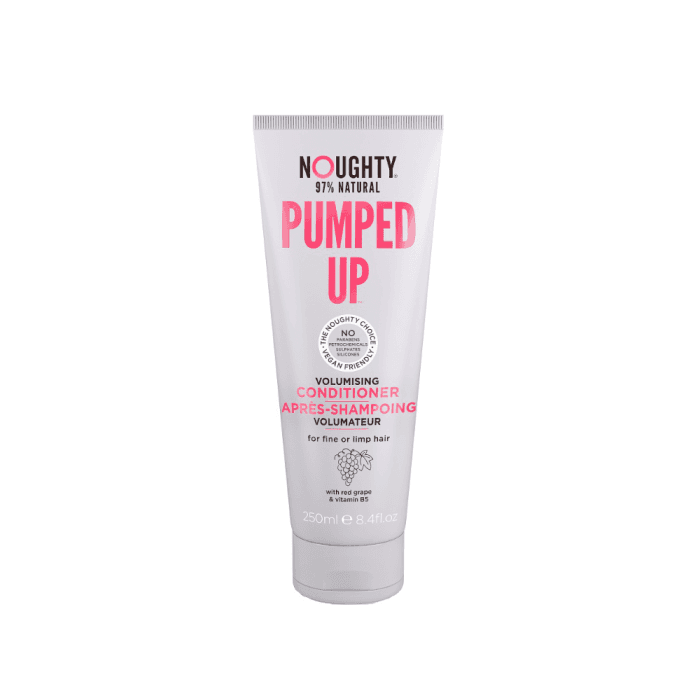 NOUGHTY plaukų apimtį didinantis kondicionierius ploniems, suglebusiems plaukams PUMPED UP, 250 ml