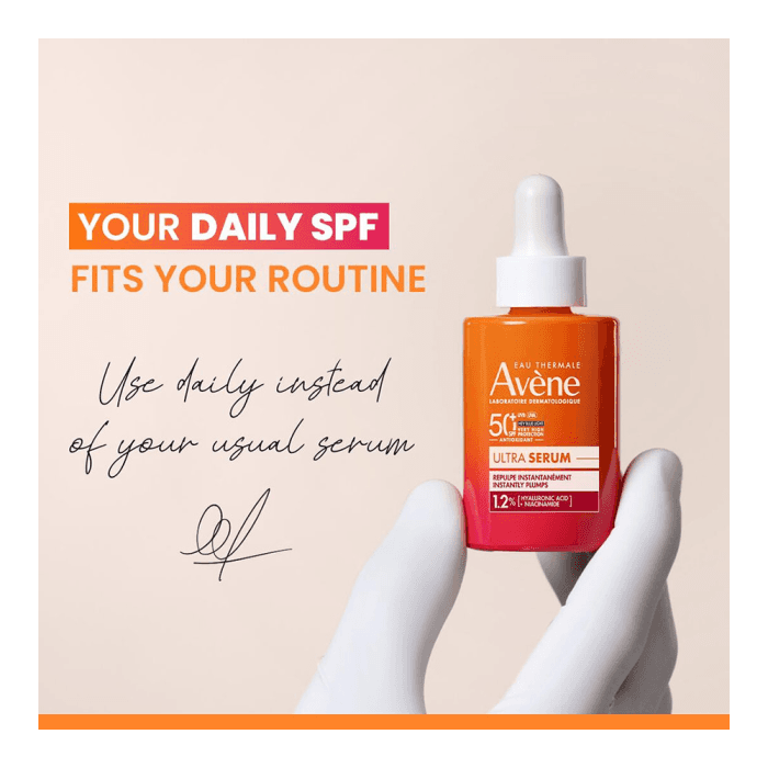 EAU THERMALE AVÈNE SUN koncentruotas serumas brandžiai odai su apsauga nuo saulės SPF 50, 30 ml-2