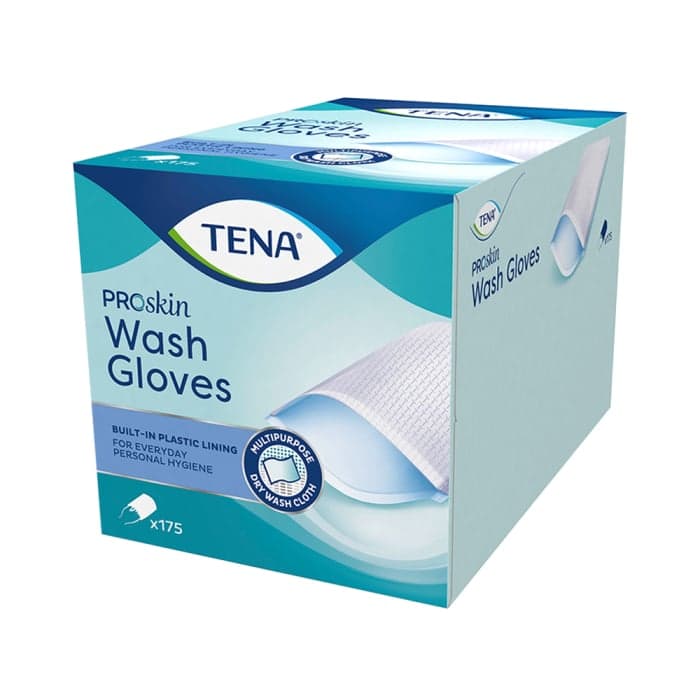 TENA prausiamosios pirštinės, 175 vnt.