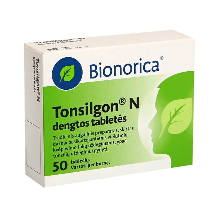Tonsilgon N, dengtos tabletės, N50