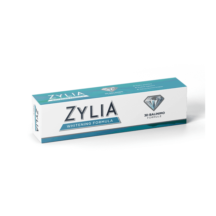 Dantų pasta ZYLIA "3D white", 75 ml-1
