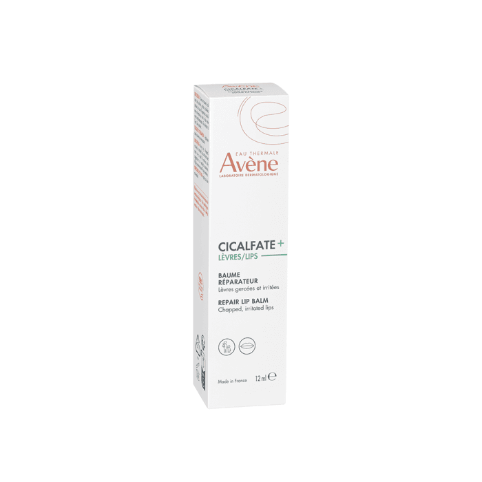 EAU THERMALE AVENE atkuriamasis lūpų ir sausos odos balzamas CICALFATE+, 12 ml, 12 ml