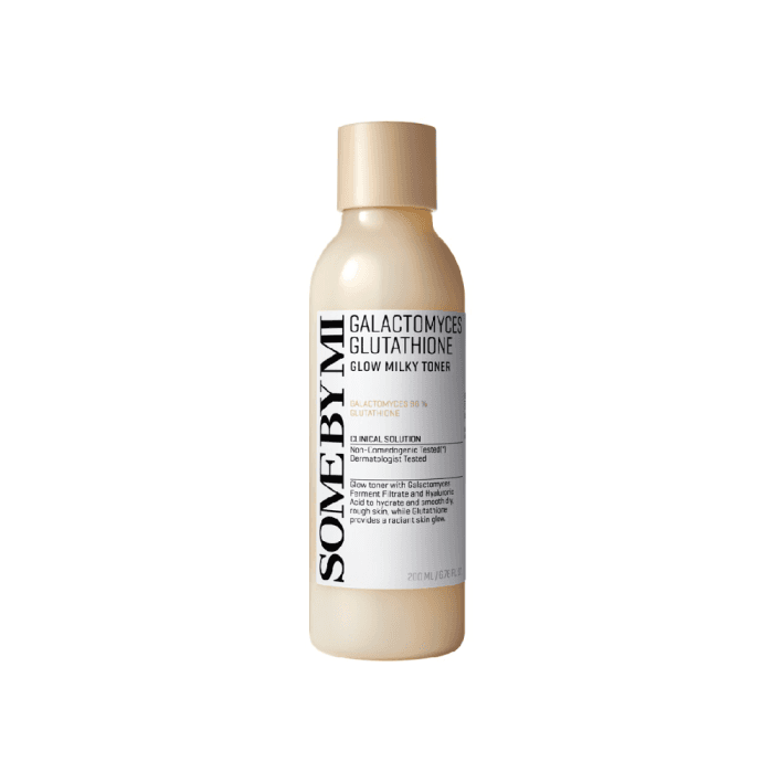 SOME BY MI, tšvytėjimą suteikiantis tonikas su glutationu, Galactomyces Glutathione Glow Milky Toner, 200 ml