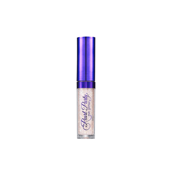 BOM, akių vokų blizgučiai, Pearl Party Eye Glitter, 02 SPARKLING CHAMPAGNE, 3.5 g
