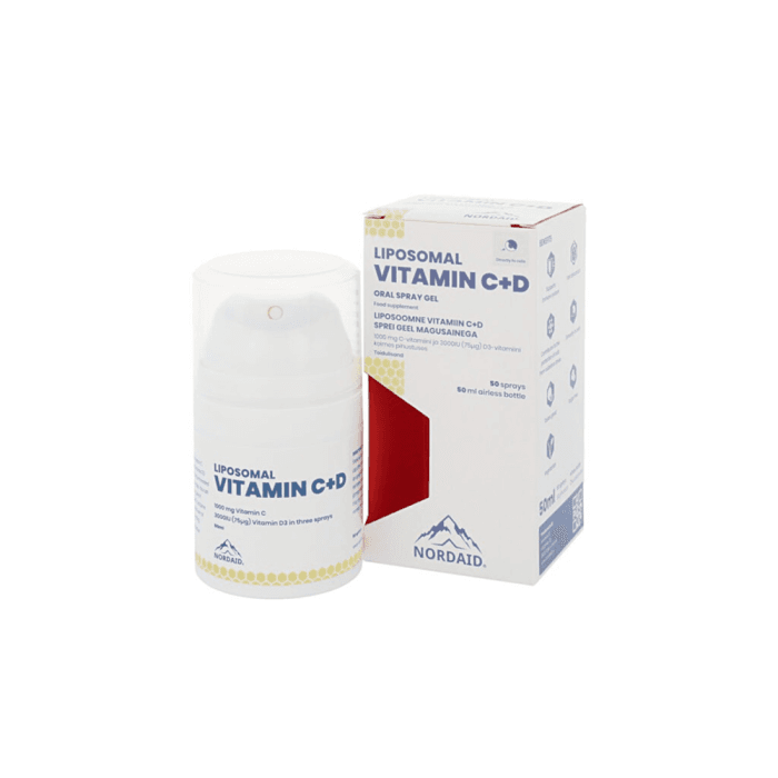 NORDAID VITAMINAS C + D liposomose, 50 ml-1