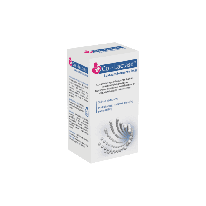 CO-LACTASE fermento lašai, nuo gimimo, 10 ml