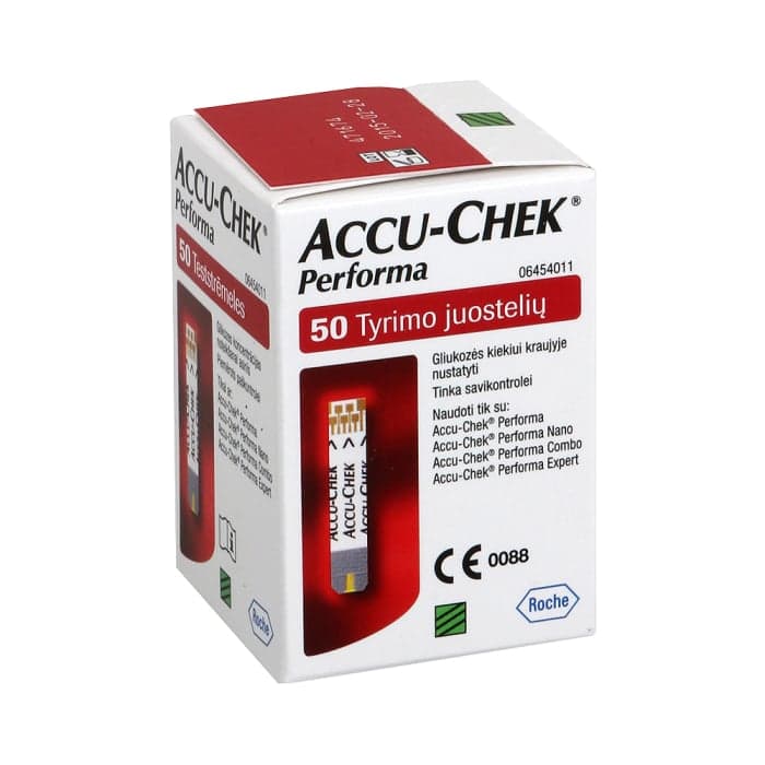 ACCU-CHEK diagnostinės juostelės PERFORMA, 50 vnt.-1