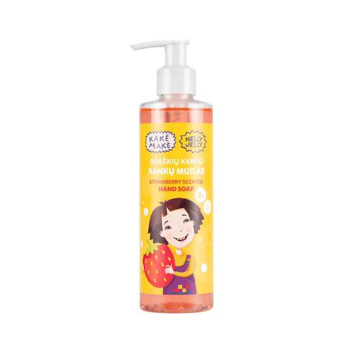 MARGARITA KAKĖ MAKĖ Braškių kvapo rankų muilas, 250 ml
