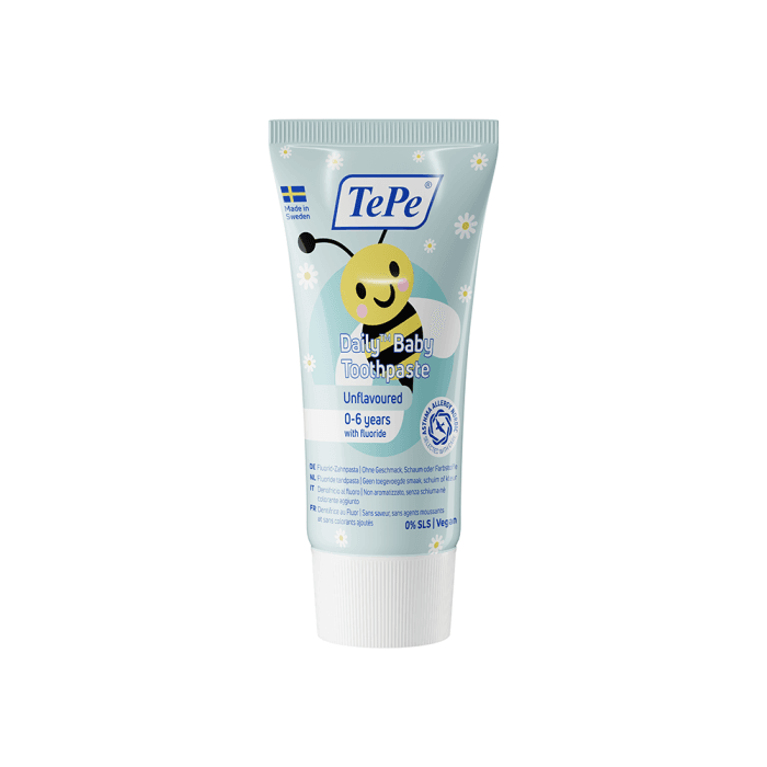 TEPE dantų pasta DAILY BABY, be skonio, 0–6 m., 50 ml