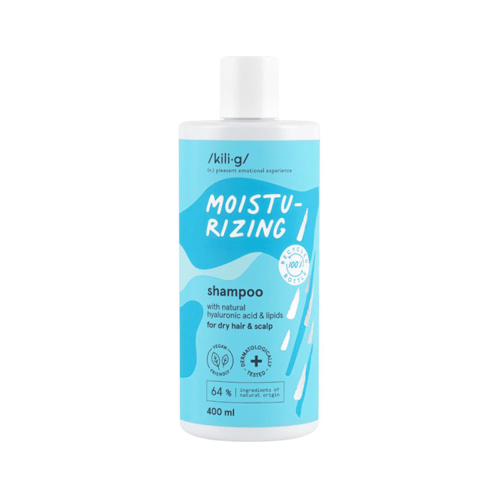 KILIG intensyviai plaukus ir galvos odą drėkinantis šampūnas, 400 ml