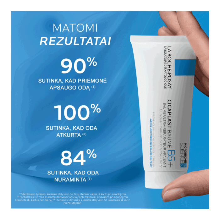 LA ROCHE-POSAY atkuriamasis balzamas jautriai ir sudirgusiai odai CICAPLAST B5+, 40 ml-2