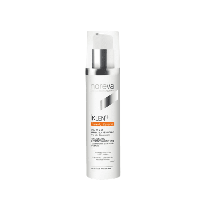 NOREVA naktinis kremas su vitaminu C brandžiai odai IKLEN+ [PURE-C-REVERSE], 50 ml