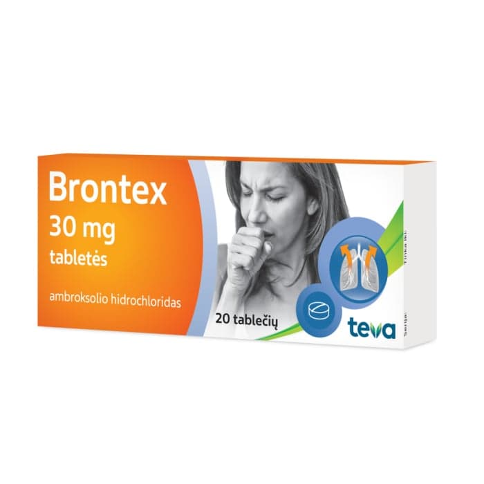Brontex, 30mg, Tabletės, N20