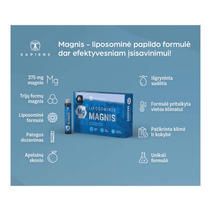 SAPIENS, Liposominis magnis, 14 buteliukų-1