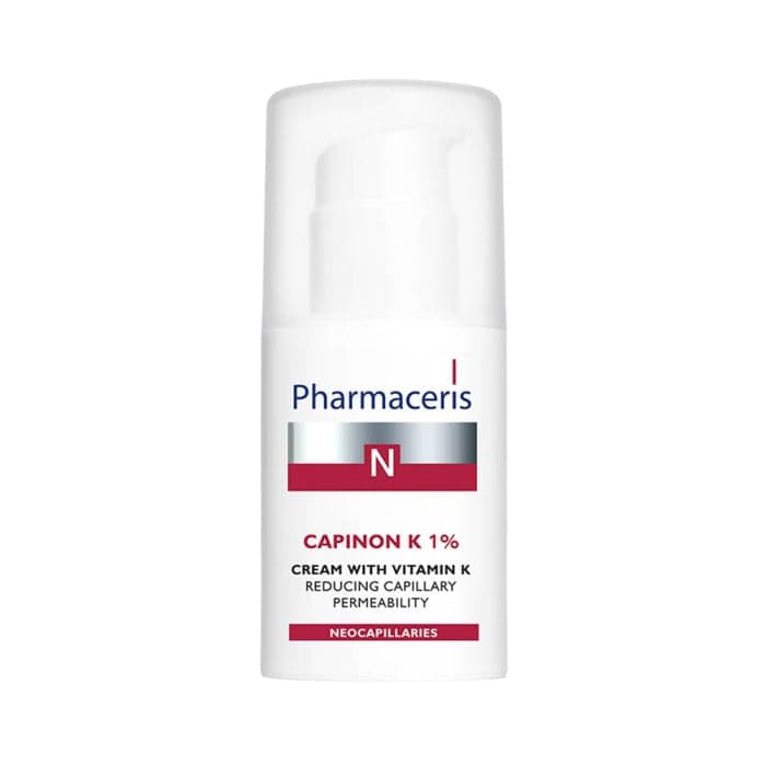 PHARMACERIS N, CAPINON K kremas odai su išsiplėtusiais kapiliarais, 30 ml
