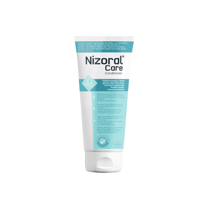 NIZORAL CARE kondicionierius niežtinčiai ir sudirgusiai galvos odai, 200 ml