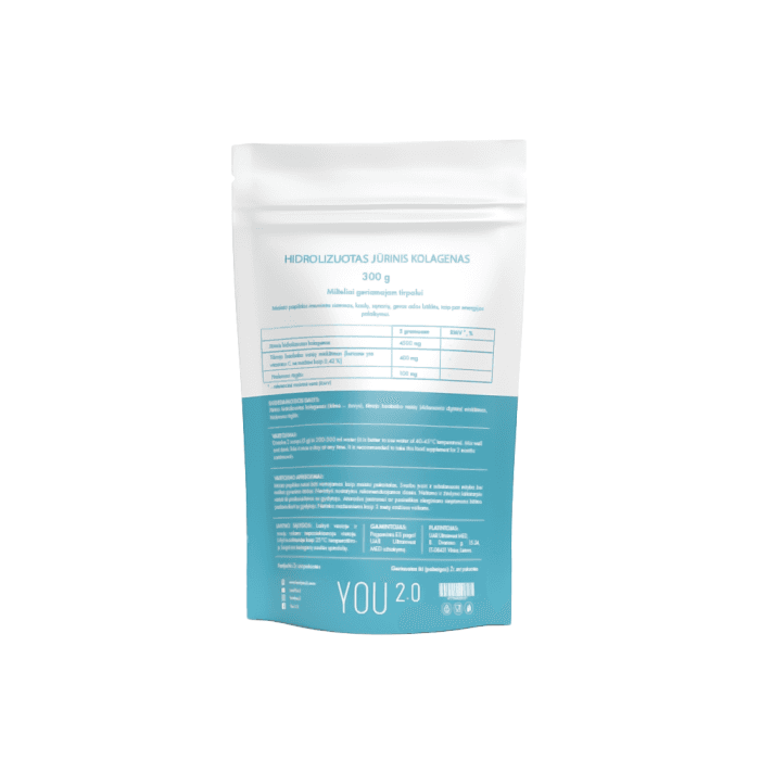 YOU 2.0 jūrinis hidrolizuotas kolagenas, 300 g-1