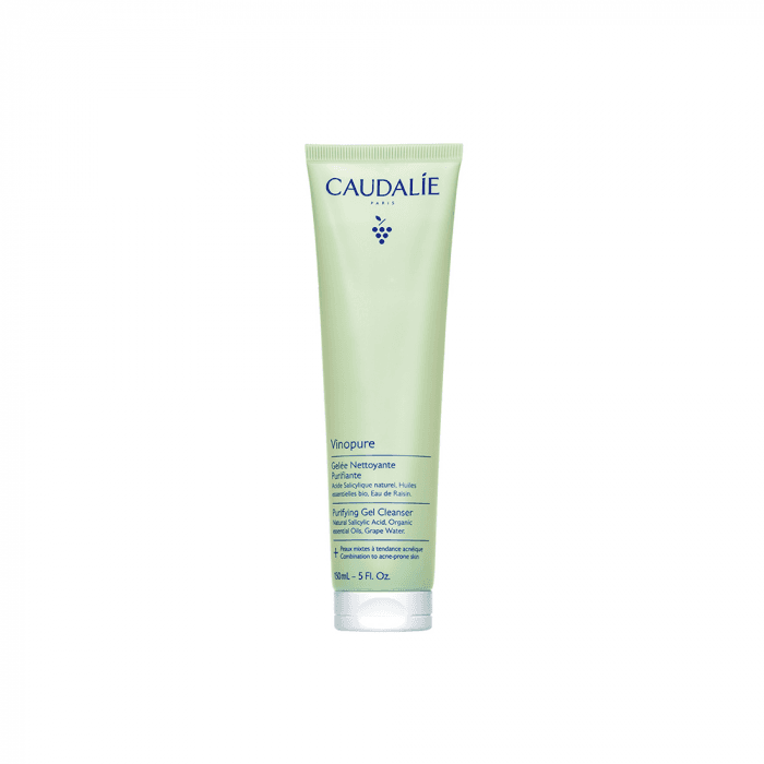 CAUDALIE veido prausiklis riebiai odai VINOPURE PURIFYING GEL CLEANSER, 150 ml