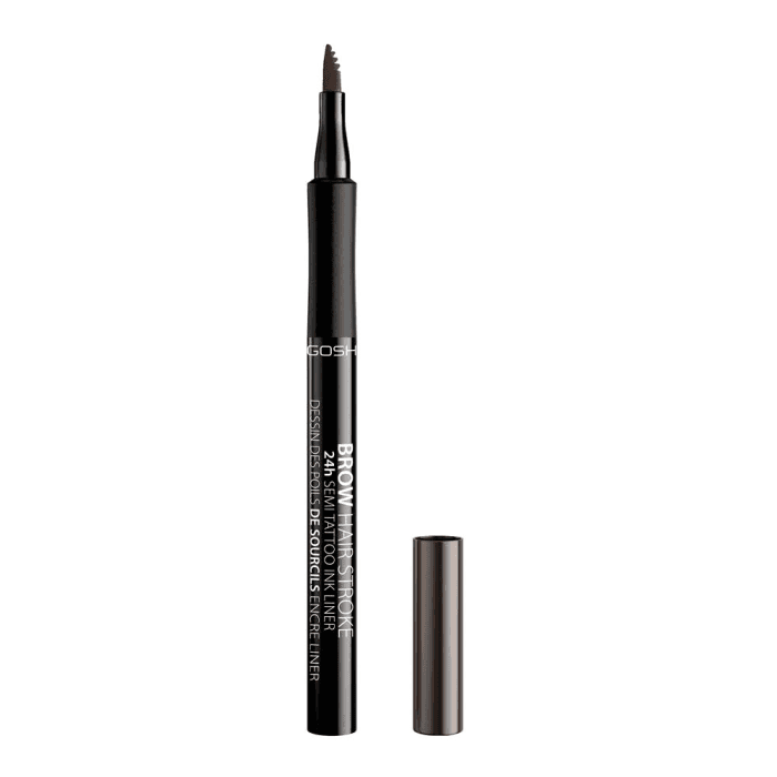 GOSH  antakių pieštukas BROW HAIR STROKE, 003 DARK BROWN, 1 ml