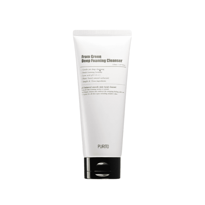 PURITO švelnus veido prausiklis FROM GREEN DEEP FOAMING CLEANSER, 150 ml