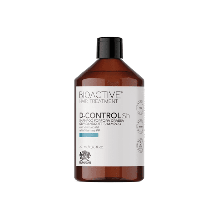 BIOACTIVE HAIR CARE šampūnas riebioms odos pleiskanoms plauti, 250 ml