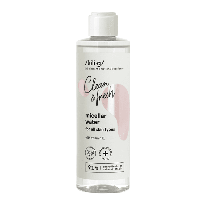 KILIG micelinis vanduo CLEAN&FRESH, 250 ml