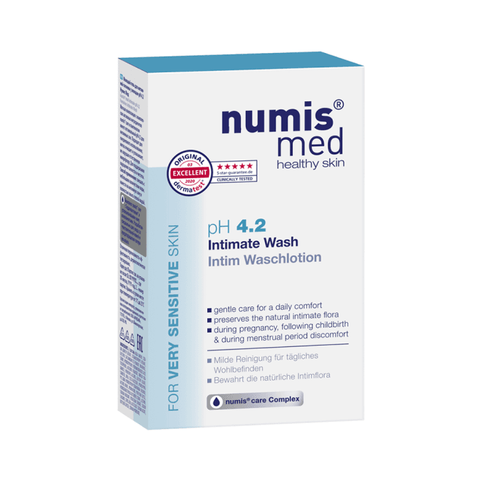 NUMIS MED intymios higienos prausiklis pH 4.2 SENSITIVE, 200 ml-1