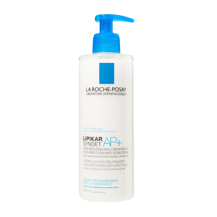 LA ROCHE-POSAY veido ir kūno prausiklis LIPIKAR SYNDET, nuo 0 mėn., 400 ml