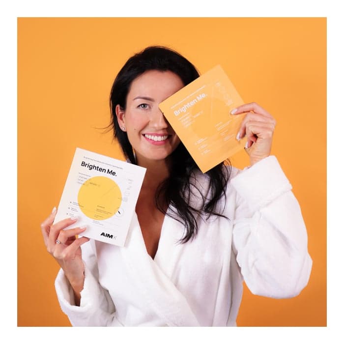 AIMX skaistinanti lakštinė veido kaukė su vitaminu C BRIGHTEN ME, 1 vnt.-1