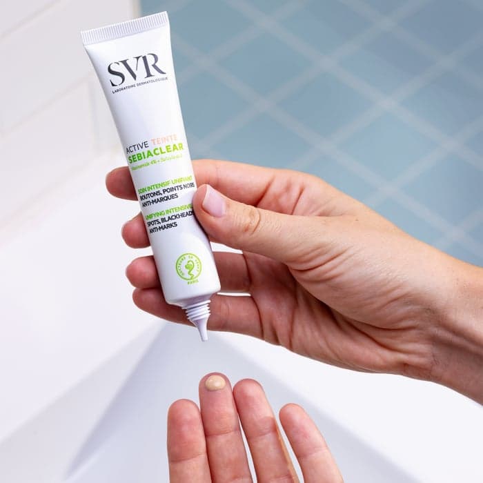 SVR veido kremas su atspalviu į aknę linkusiai odai SEBIACLEAR ACTIVE TEINTE, 40 ml, 40 ml-1