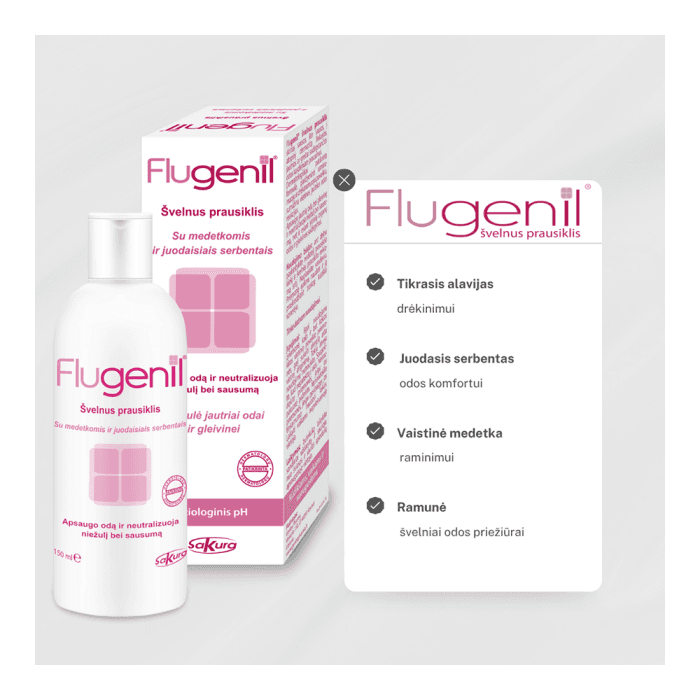 FLUGENIL, švelnus prausiklis, 150 ml-2