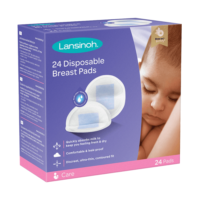 LANSINOH vienkartiniai įklotai į liemenėlę, 24 vnt.-1