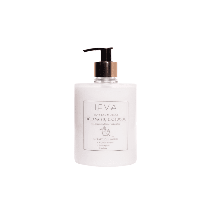 IEVA skystas muilas, ličio vaisių ir obuolių, 500 ml
