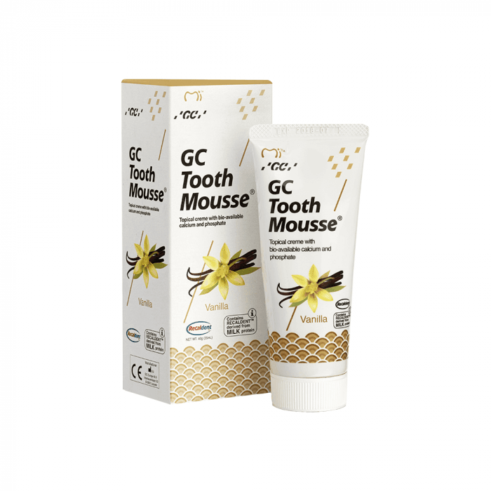 Dantų kremas GC Tooth Mousse, vanilės skonio, 35 ml